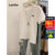 Lovito Camiseta Feminina Manga Curta com bordado de lua LNE52339