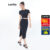 Lovito Conjunto Feminino Malha Blusa e Saia Midi LB298BRL327