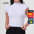 Lovito Regata Casual Feminina Simples Babado Bainha LB164BRL193
