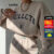 Lovito Moletom Feminino Casual com Estampa Frente LNL58107