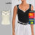 Lovito Regata Feminina Decote Princesa Com Contraste LBL14195