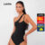 Lovito Body Uma Alca com Recorte Decote Quadrado Feminino  LBE03083