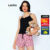 Lovito Pijama Feminino Regata e Shorts com Estampa de Coração LB1421BRL1451