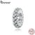 bamoer sterling Silver 925 Jewelry Shining Winter Charms for Original Snake Bracelet Women Jewelry Silver Beads Making SCC1648