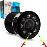 Câmera de Ré Automotiva Colorida Led Visão Noturna Traseira CR300