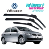 Kit Palheta Limpador Dianteiro + Palheta Traseira Gol Voyage G5 2008 a 2012