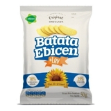Batata Ondulada Tradicional Óleo De Girassol 50g Ebicen