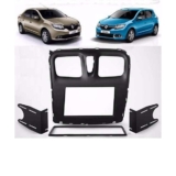 Moldura 2 Din Renault Logan, Sandero 2016 A 2019 – Preta