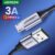 UGREEN Cabo de Dados de 3A Micro USB para USB / Carrega Rápido
