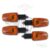 Pisca Seta Moto Honda Cg Titan 125 150 Laranja Completo 4u