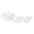 Conjunto de 5 peças para Sopa Oxford branco