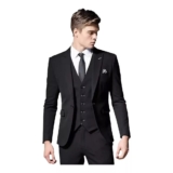 Terno Slim Masculino + Camisa + Gravata