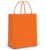 Sacola de Papel P Laranja – 21,5x15x8cm – 10 unidades – Cromus – Rizzo Embalagens