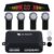 Sensor Estacionamento Ré Embutido OEM E-Tech Universal Traseiro Padrão Original Display Led Kit