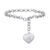 Vnox 26 Letras Do Alfabeto Inicial Charme Pulseiras Coração De Aço Inoxidável Pulseira Inicial Para As Mulheres Jóias