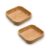 Kit 2 Bowls Quadrados De Bambu – Oikos