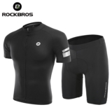 ROCKBROS Jersey Shorts Verão Ciclismo Homens Mulheres Camiseta MTB Bicicleta De Estrada Respirável Roupas De Equipamento De