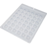 1~10 Forma Simples Bombom Alfanumérico 98 – (B1) em Acetato BWB Para Bombom e Confeitaria.
