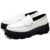 Sapato Mocassim Dubuy Oxford Feminino Tratorada Branco Verniz Still 1404FG