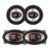 Kit 4 Alto Falantes Triaxiais Bravox B3X60X + B3X46X – 180 Watts Rms