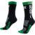 Meia Corrida Ciclismo HUPI Brasil Flag Cano Médio Tam 36-42
