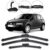 Kit 3 Palhetas Limpador Parabrisa Dianteiro+Traseiro Fiat Stilo 2002/2011