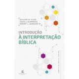 Introdução à interpretação bíblica | Capa Dura