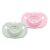 Kit 2 Chupetas 100% Silicone Calming Night Day Rosa – Lillo