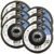 Discos Flap 115mm p/ Metal Bosch Grão 40 Kit com 6 Curvo Standard 4.1/2″