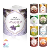 Velas Aromatizadas Perfumadas 130g 72h
