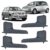 Kit 2 Pares Macaneta Interna Porta Fox Ate 2009 Gol G4 4p