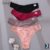 FINETOO 3pçs/Conjunto Calcinha Fio Dental De Algodão Feminina Sexy Cintura V M-XL
