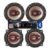Kit Som Bluetooth Gol G3 + 4 Alto Falante Bravox 200w