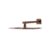 Ducha Chuveiro Retangular Inox 28x18cm São Luís Pingoo – Dourado Rose
