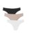 Kit 3 Calcinha Modelo Tanga em Algodão Confortável A10