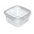 Pote Quadrado Medio C/travas 860 Ml Nitron