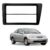 Moldura Central Painel Honda Civic 2001 a 2006 Dvd 2 Din Multimídia