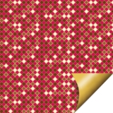 Folha para Ovos de Páscoa Double Face Crystal Vermelho 69x89cm – 05 unidades – Cromus – Rizzo