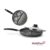 FRIGIDEIRA BREAKFAST COM TAMPA DE VIDRO ANTIADERENTE CINZA