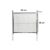 Grelha 50×45 Pontas Churrasqueira Churrasco Aço 100% Inox Top