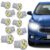 Kit 10 Lâmpadas Led T10 Pingo 12v 4 Leds Smd1210 Luz Branca