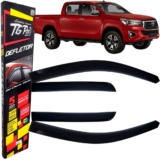 Calha de Chuva Calha Defletor Tg Poli Hilux 4 Portas 2016 2017 2018 2019 2020 2021