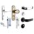 Fechadura Pop Line Icaro Golf Interna Externa Banheiro Inox Cromada Preto Alta Qualidade – SOPRANO