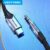 VENTION Cabo Auxiliar Tipo C Para 3.5mm Macho Para Macho Trançado Adaptador De Cabo De Áudio Para Fone De Ouvido