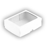 Caixa com Visor S18 11,5×15,5×3,5cm Branca 10un – Assk Rizzo
