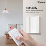 SONOFF RM433 R2 8 Chaves Multipurpose Personalizado 433 MHz RF Controlador Remoto Funciona Com/Slamher/4CH Pro/TX Série