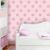 Papel de Parede Infantil Rosa com Poá e Coroas