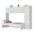 Cama de Solteiro com Guarda Roupa Dublin Multimóveis MP4031 Branca