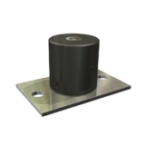 Amortecedor De Vibração Tipo Bat 3 – 3/8  300kg Para Fixação de Piso e Teto