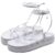 Sandalia Papete Dubuy Feminina Flatform de Amarrar Branca Khalifa 2041FG
